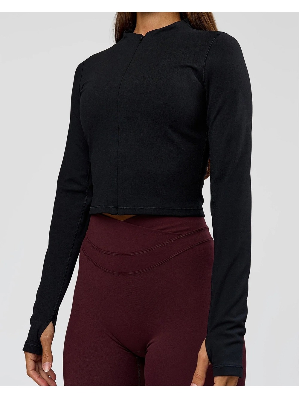 LSKD Size M Sculpt Full Zip Long Sleeve Top Brand New